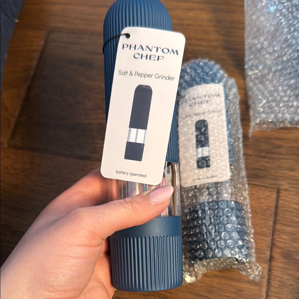 Phantom chef Blue Salt & Pepper Grinder